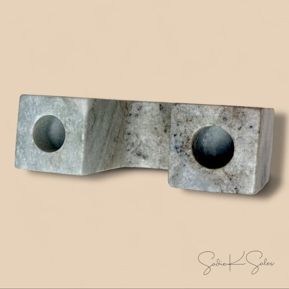 Marble Taper Candle Holder - Threshold Studio McGee - Target Fall 2022‎ - Picture 10 of 10